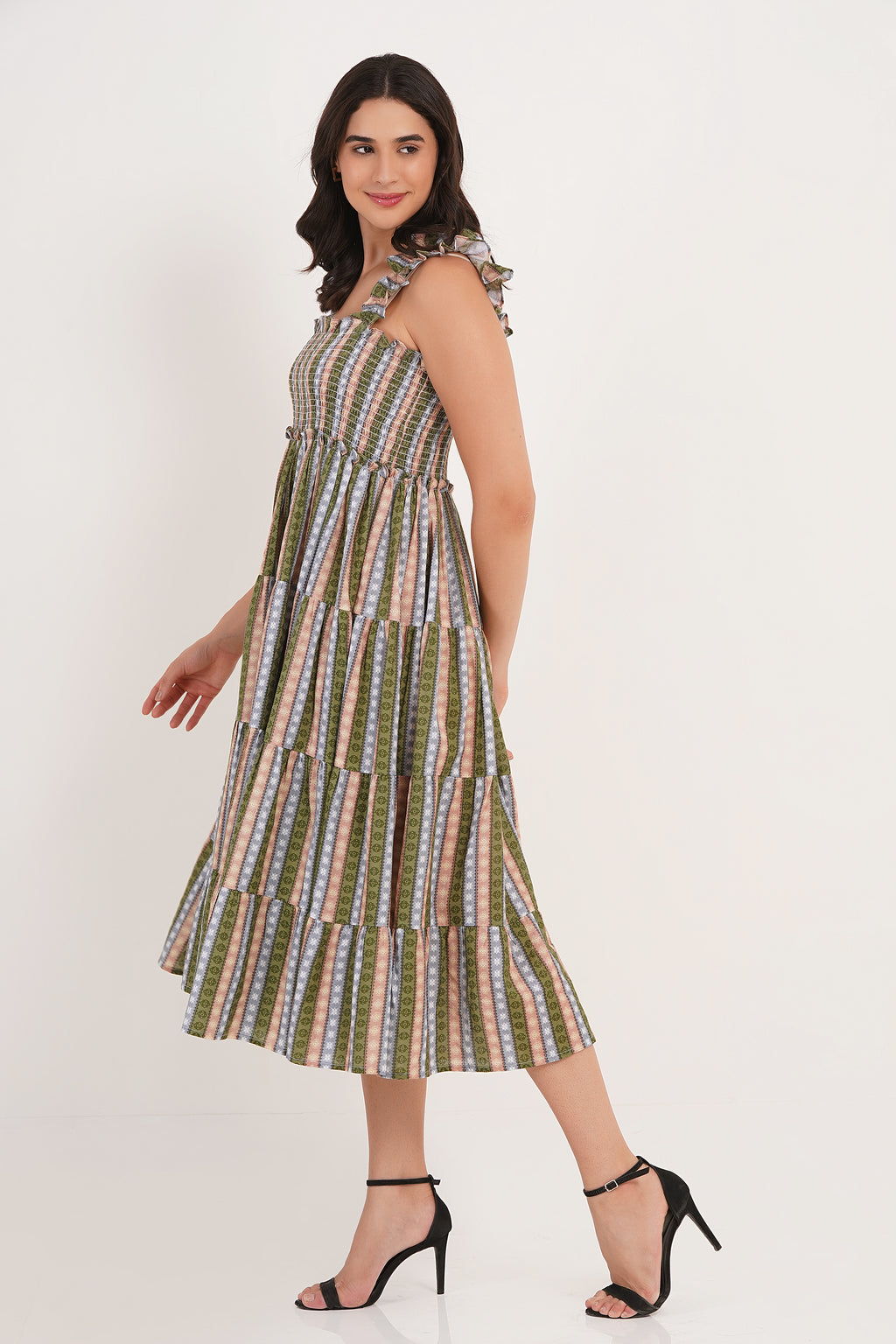 Alice - Colorful Stripe and Medallion