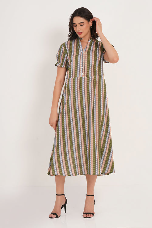 Carolina - Stripe and Medallion