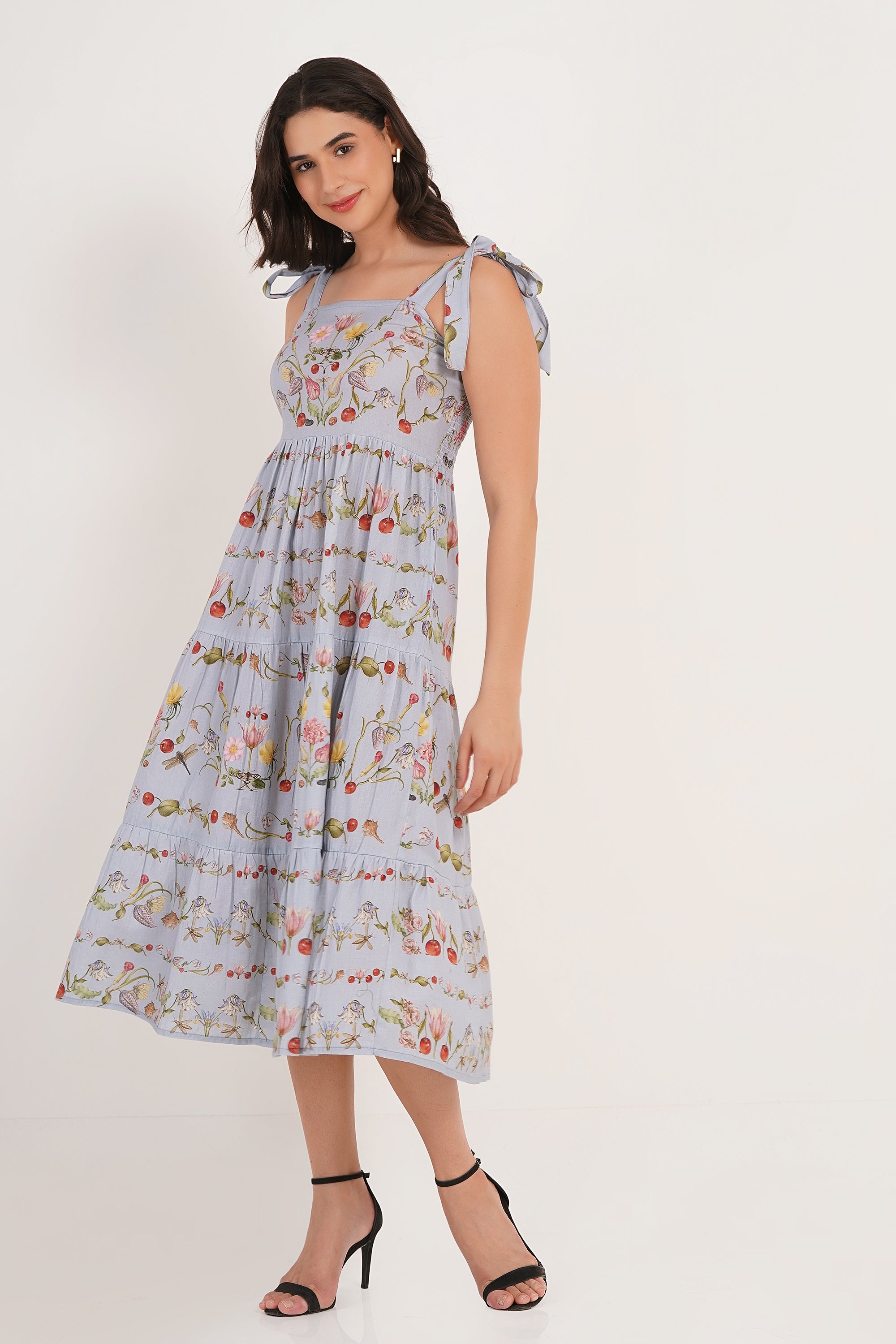 Solene Midi - Delicate Botanical